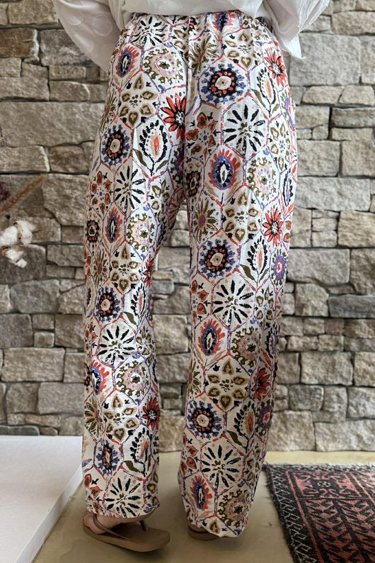 Riad Nights Relaxed Barrel Pant Black